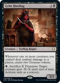 Grim Hireling - Commander: Adventures in the Forgotten Realms - Magic: The Gathering card