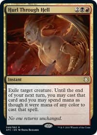 Hurl Through Hell - Commander: Adventures in the Forgotten Realms - Magic: The Gathering card
