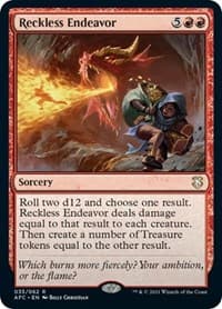 Reckless Endeavor - Commander: Adventures in the Forgotten Realms - Magic: The Gathering card