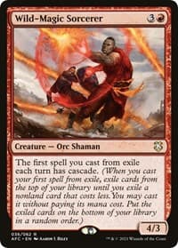 Wild-Magic Sorcerer - Commander: Adventures in the Forgotten Realms - Magic: The Gathering card