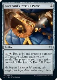 Bucknard's Everfull Purse - Commander: Adventures in the Forgotten Realms - Magic: The Gathering card