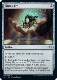 Ebony Fly - Commander: Adventures in the Forgotten Realms - Magic: The Gathering card