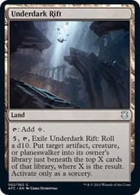 Underdark Rift - Commander: Adventures in the Forgotten Realms - Magic: The Gathering card