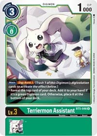 Terriermon Assistant - Battle of Omni - Digimon Card Game card