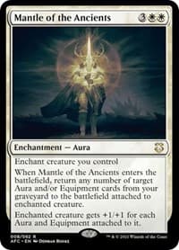Mantle of the Ancients - Commander: Adventures in the Forgotten Realms - Magic: The Gathering card