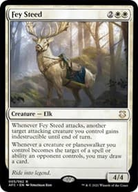 Fey Steed - Commander: Adventures in the Forgotten Realms - Magic: The Gathering card