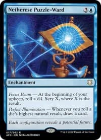 Netherese Puzzle-Ward - Commander: Adventures in the Forgotten Realms - Magic: The Gathering card