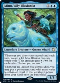 Minn, Wily Illusionist - Commander: Adventures in the Forgotten Realms - Magic: The Gathering card