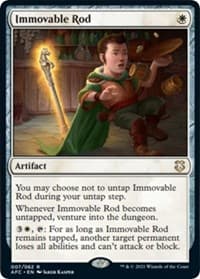 Immovable Rod - Commander: Adventures in the Forgotten Realms - Magic: The Gathering card