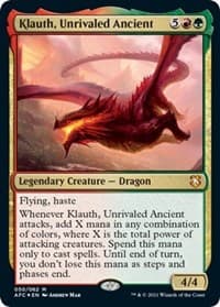 Klauth, Unrivaled Ancient - Commander: Adventures in the Forgotten Realms - Magic: The Gathering card