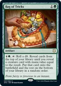 Bag of Tricks - Commander: Adventures in the Forgotten Realms - Magic: The Gathering card