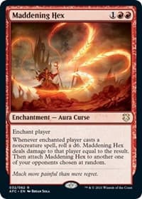 Maddening Hex - Commander: Adventures in the Forgotten Realms - Magic: The Gathering card