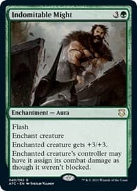 Indomitable Might - Commander: Adventures in the Forgotten Realms - Magic: The Gathering card