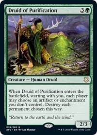 Druid of Purification - Commander: Adventures in the Forgotten Realms - Magic: The Gathering card
