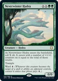 Neverwinter Hydra - Commander: Adventures in the Forgotten Realms - Magic: The Gathering card
