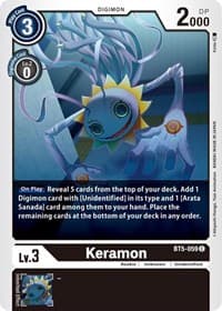 Keramon - Battle of Omni - Digimon Card Game card