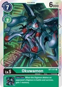 Okuwamon - BT1-077 (Event Pack 1) - Release Special Booster 1.0 - Digimon Card Game card