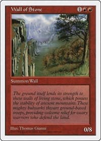 Wall of Stone - Fifth Edition - Magic: The Gathering card