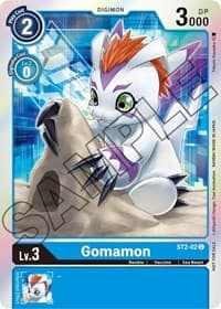 Gomamon - ST2-02 (Event Pack 1) - Starter Deck 02: Cocytus Blue - Digimon Card Game card