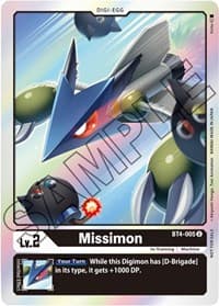 Missimon - BT4-005 (Event Pack 1) - Great Legend - Digimon Card Game card