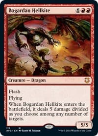 Bogardan Hellkite - Commander: Adventures in the Forgotten Realms - Magic: The Gathering card