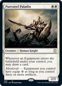 Puresteel Paladin - Commander: Adventures in the Forgotten Realms - Magic: The Gathering card