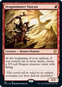 Dragonmaster Outcast - Commander: Adventures in the Forgotten Realms - Magic: The Gathering card
