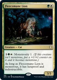 Fleecemane Lion - Commander: Adventures in the Forgotten Realms - Magic: The Gathering card