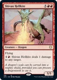 Shivan Hellkite - Commander: Adventures in the Forgotten Realms - Magic: The Gathering card