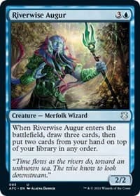 Riverwise Augur - Commander: Adventures in the Forgotten Realms - Magic: The Gathering card
