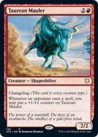 Taurean Mauler - Commander: Adventures in the Forgotten Realms - Magic: The Gathering card