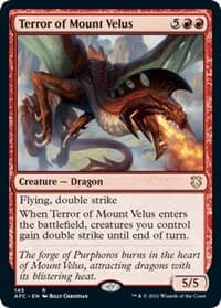 Terror of Mount Velus - Commander: Adventures in the Forgotten Realms - Magic: The Gathering card
