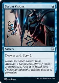 Serum Visions - Commander: Adventures in the Forgotten Realms - Magic: The Gathering card