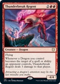 Thunderbreak Regent - Commander: Adventures in the Forgotten Realms - Magic: The Gathering card