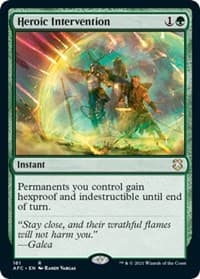 Heroic Intervention - Commander: Adventures in the Forgotten Realms - Magic: The Gathering card