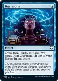 Brainstorm - Commander: Adventures in the Forgotten Realms - Magic: The Gathering card