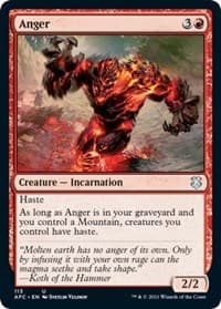 Anger - Commander: Adventures in the Forgotten Realms - Magic: The Gathering card