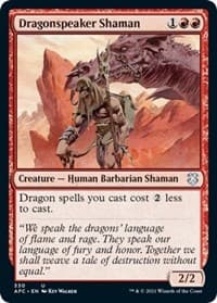 Dragonspeaker Shaman - Commander: Adventures in the Forgotten Realms - Magic: The Gathering card