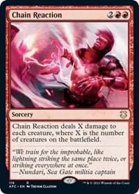 Chain Reaction - Commander: Adventures in the Forgotten Realms - Magic: The Gathering card