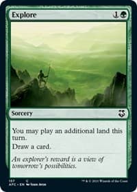 Explore - Commander: Adventures in the Forgotten Realms - Magic: The Gathering card
