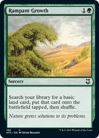Rampant Growth - Commander: Adventures in the Forgotten Realms - Magic: The Gathering card