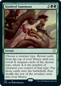 Kindred Summons - Commander: Adventures in the Forgotten Realms - Magic: The Gathering card