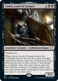 Gonti, Lord of Luxury - Commander: Adventures in the Forgotten Realms - Magic: The Gathering card