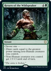 Return of the Wildspeaker - Commander: Adventures in the Forgotten Realms - Magic: The Gathering card