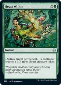 Beast Within - Commander: Adventures in the Forgotten Realms - Magic: The Gathering card