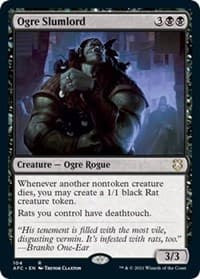 Ogre Slumlord - Commander: Adventures in the Forgotten Realms - Magic: The Gathering card