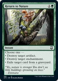 Return to Nature - Commander: Adventures in the Forgotten Realms - Magic: The Gathering card