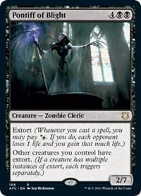 Pontiff of Blight - Commander: Adventures in the Forgotten Realms - Magic: The Gathering card