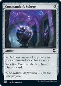 Commander's Sphere - Commander: Adventures in the Forgotten Realms - Magic: The Gathering card