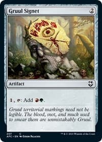 Gruul Signet - Commander: Adventures in the Forgotten Realms - Magic: The Gathering card